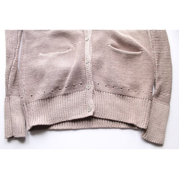 Alexander Wang Chunky Knit Cardigan Dusty Pink Size Small - Picture 6 of 8